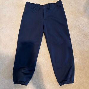 Ladies Mizuno Navy Blue Softball Pants Sz Medium